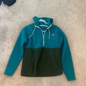 LL bean 1/2 zip fleece hoodie